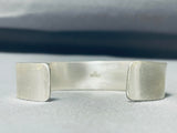 The Best Vintage Native American Navajo Purple Shell Inlay Sterling Silver Bracelet-Nativo Arts