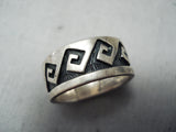 Marvelous Vintage Hopi Sterling Silver Ring Native American-Nativo Arts