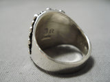 Detailed Crosses Native American Navajo Sterling Silver Christian Ring-Nativo Arts