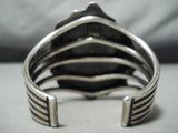 Important Huge Vintage Native American Navajo Royston Turquoise Sterling Silver Bracelet-Nativo Arts
