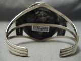 One Of The Best Vintage Native American Navajo Old Morenci Turquoise Sterling Silver Bracelet-Nativo Arts