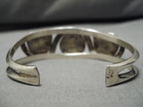 Amazing Vintage Native American Navajo Old Kingman Turquoise Sterling Silver Bracelet-Nativo Arts