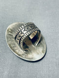 Stunning San Felipe Morenci Turquoise Sterling Silver Ring-Nativo Arts