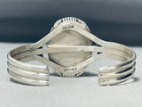 Important Earth Turquoise Native American Navajo Sterling Silver Bracelet-Nativo Arts