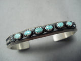 Wonderful Navajo Turquoise Sterling Silver Bracelet Native American-Nativo Arts
