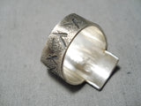 Marvelous Navajo Sterling Silver Crosses Ring Native American-Nativo Arts