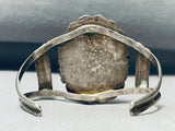 One Of The Best Vintage Native American Navajo Leadville Turquoise Sterling Silver Bracelet-Nativo Arts