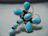 Marvelous Navajo Turquoise Sterling Silver Dragonfly Ring Native American-Nativo Arts