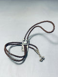 Astounding Vintage Native American Navajo Sterling Silver Kachina Bolo-Nativo Arts