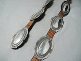Sammy Keskoli Navajo Sterling Silver Concho Belt Native American-Nativo Arts