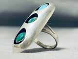 Marvelous Vintage Native American Navajo Royston Turquoise Sterling Silver Ring-Nativo Arts