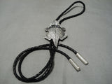 Tremendous Navajo Native American Sterling Silver Southwest Bolo Tie-Nativo Arts