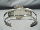 Vivid Vintage Native American Navajo Royston Turquoise Sterling Silver Bracelet-Nativo Arts