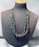 Phenomenal Vintage Native American Navajo 5 Strand Royston Turquoise Necklace-Nativo Arts