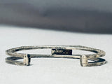 Important Vintage Native American Hopi Sugilite Sterling Silver Bracelet-Nativo Arts