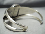 Bursts Of Silver Vintage Native American Navajo Spider Turquoise Sterling Bracelet-Nativo Arts