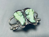 Extremely Rare Orvil Jack Turquoise Vintage Native American Navajo Sterling Silver Bracelet-Nativo Arts