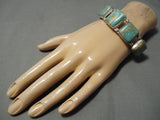 Rare Herb Tsosie Vintage Native American Navajo Royston Turquoise Sterling Silver Bracelet-Nativo Arts