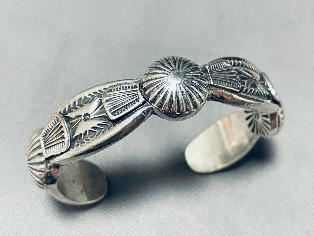 Important Smithsonian Vintage Native American Navajo Sterling
