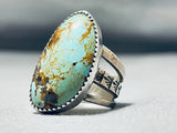 Unbelievable Native American Navajo Royston Turquoise Sterling Silver Ring-Nativo Arts