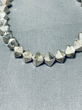 One Of The Best Vintage All Silver Sterling Native American Navajo Necklace-Nativo Arts