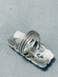 Important Quam Vintage Native American Zuni Turquoise Sterling Silver Ring-Nativo Arts