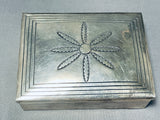 Very Important Kee Joe Benally Vintage Native American Navajo Sterling Silver Jewelry Box-Nativo Arts