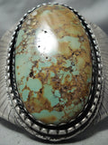 One Of Biggest Best Vintage Native American Navajo Royston Turquoise Sterling Silver Bracelet-Nativo Arts