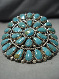 Exceptional Vintage Navajo Turquoise Sterling Silver Native American Ring-Nativo Arts