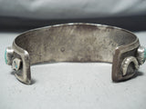Native American Important Snake Vintage Navajo Royston Turquoise Sterling Silver Snake Bracelet-Nativo Arts