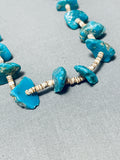 Incredible Vintage Native American Navajo Turquoise Sterling Silver Necklace-Nativo Arts