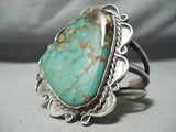 Skyscraper Vintage Native American Navajo Royston Turquoise Sterling Silver Bracelet-Nativo Arts