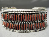 Incredible Vintage Native American Navajo Needle Sterling Silver Bracelet-Nativo Arts