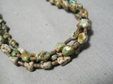 Native American One Of The Best Vintage Santo Domingo Royston Turquoise Sterling Silver Necklace-Nativo Arts