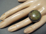 Magnificent Vintage Native American Navajo Royston Turquoise Sterling Silver Ring-Nativo Arts