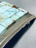 Important Tom Jackson Vintage Native American Navajo Turquoise Sterling Silver Buckle-Nativo Arts