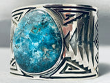 Extreme Work Geometric Native American Gilbert Turquoise Bracelet-Nativo Arts
