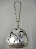 Huge Heavy!! Vintage Native American Navajo Sterling Silver Overlay Necklace Old-Nativo Arts
