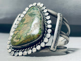 Rare Mine!! Vintage Native American Navajo Damale Turquoise Sterling Silver Bracelet-Nativo Arts