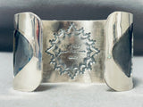 Incredible San Felipe Signed Morgan Silver Dollar Sterling Silver Huge Bracelet-Nativo Arts