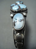 Verdy Jake Native American Navajo Golden Hill Turquoise Sterling Silver Bracelet-Nativo Arts