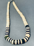 Native American Mesmerizing Vintage Santo Domingo Serpentine Shell Necklace-Nativo Arts