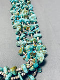 Unforgettable Vintage Native American Navajo Kingman Turquoise 5-strand Necklace-Nativo Arts