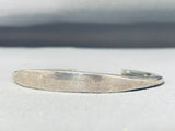 Very Important Wes Willie Award Winning Vintage Native American Navajo Sterling Silver Bracelet-Nativo Arts