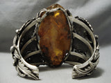 Best Real Authentic Amber Sterling Silver Native American Bracelet-Nativo Arts
