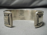 Quality 14k Gold Sterling Silver Mark Yazzie Vintage Native American Navajo Bracelet Old-Nativo Arts