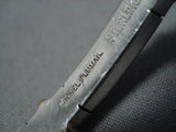 Native American Heavy And Thick!! Vintage Sterling Silver 14k Gold Bracelet Cuff-Nativo Arts