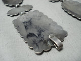 Impressive Vintage Navajo Sterling Silver Concho Belt Native American Old-Nativo Arts