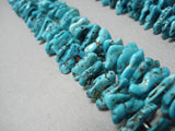 Magnificent Vintage Native American Navajo Spiderweb Turquoise Nugget Heishi Necklace Old-Nativo Arts