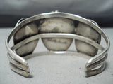 Museum Snake Vintage Native American Navajo Turquoise Sterling Silver Bracelet Old-Nativo Arts